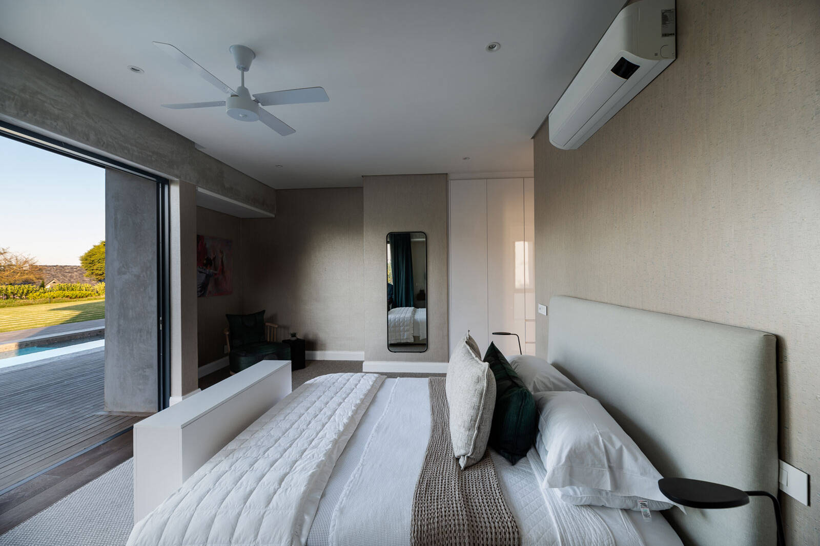 Modern villa bedroom