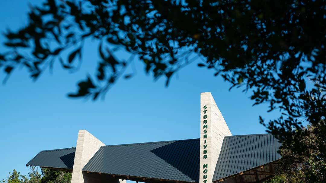 Visitor arrival infrastructure at the Garden Route National Park, Storms River.