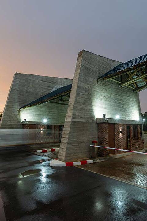 Architectural entrance to Tsitsikamma in the Garden Route National Park