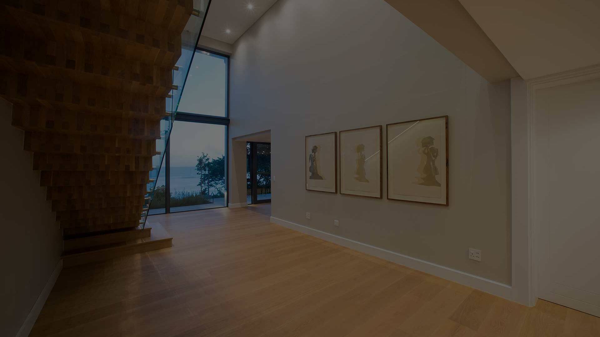 Modern interior project managed by FC Holm