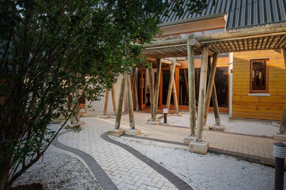 Walkway to offices at Tsitsikamma Section, Garden Route National Park