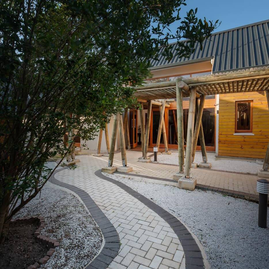 Walkway to offices at Tsitsikamma Section, Garden Route National Park