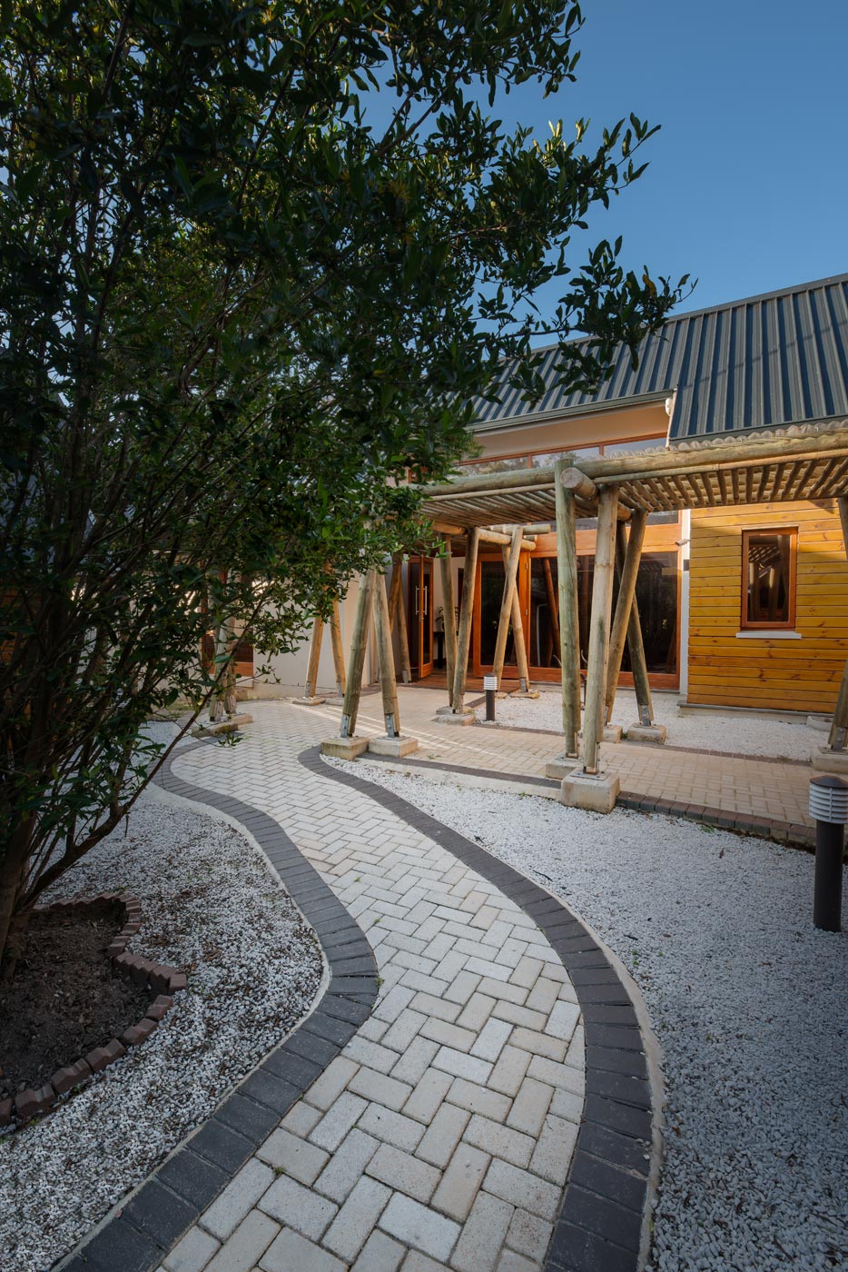 Walkway to offices at Tsitsikamma Section, Garden Route National Park