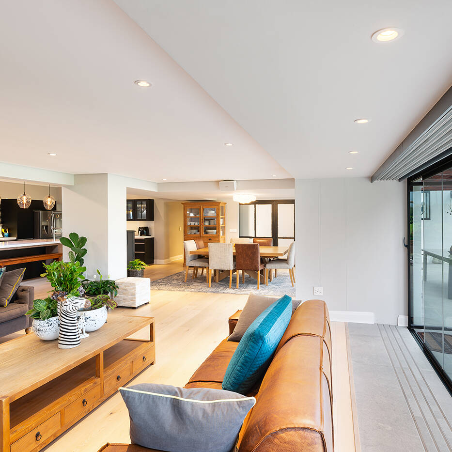 Indoor outdoor flow in George home in Fancourt