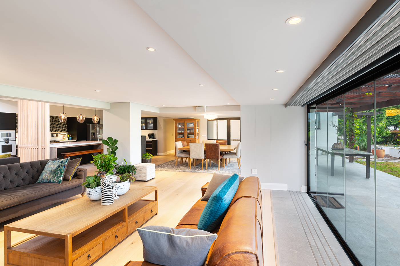 Indoor outdoor flow in George home in Fancourt