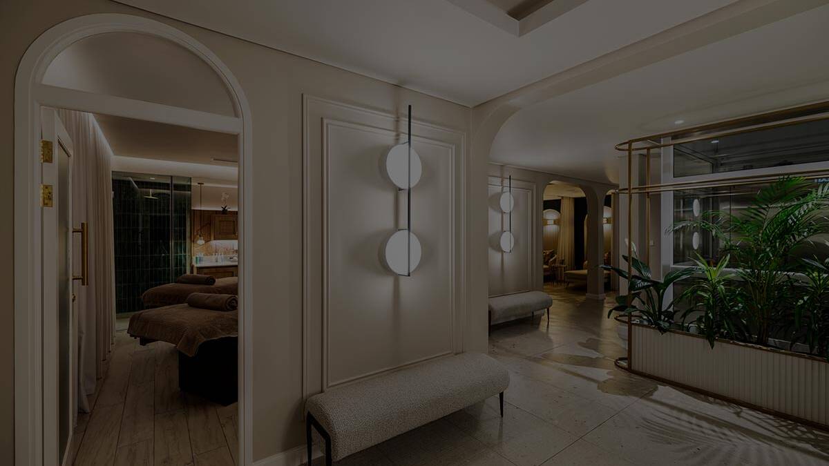 A resort interior shot at Fancourt, George, South Africa