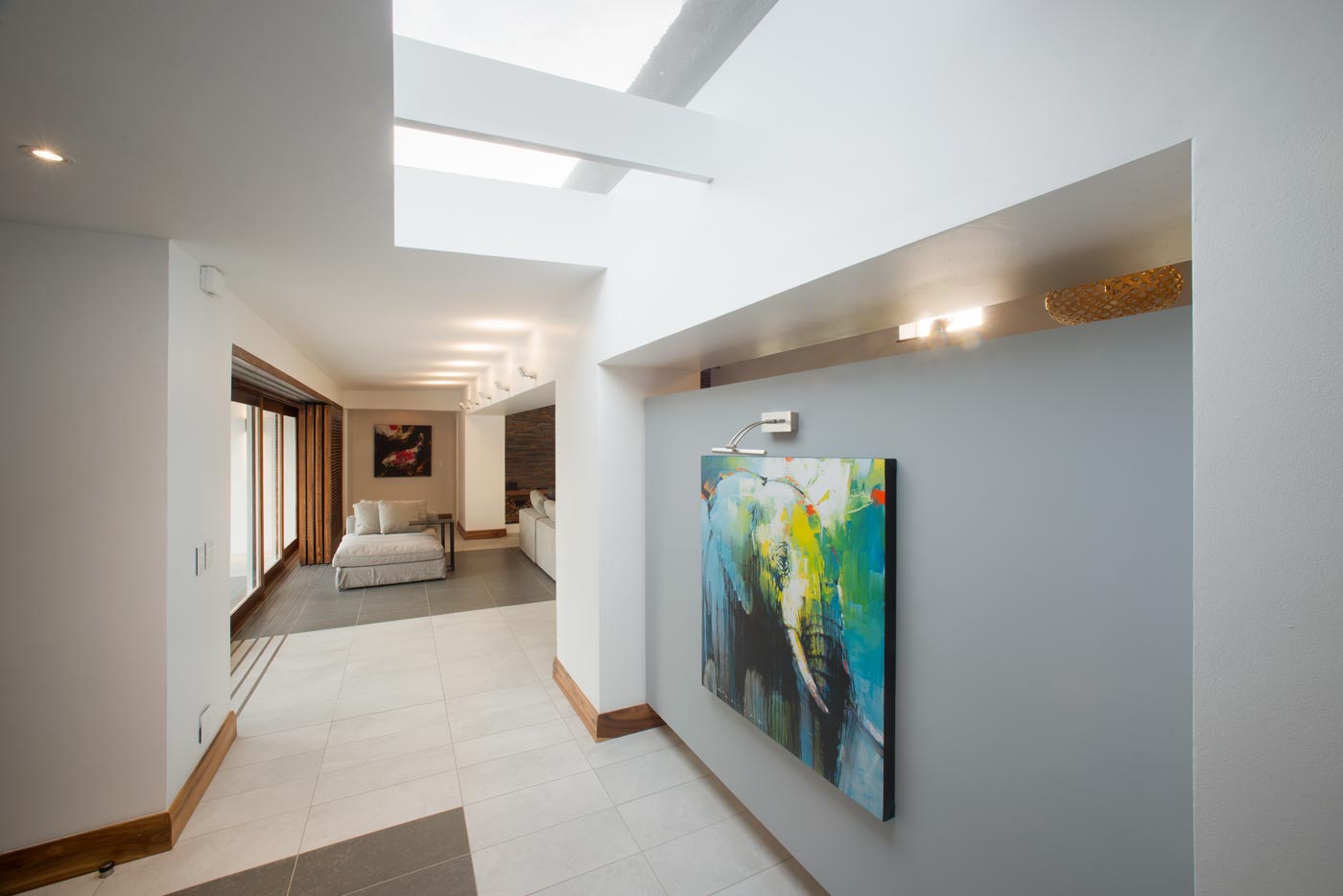 Interior view of modern Southern Cape home